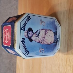 Vintage Uneeda Biscuit Tin Can